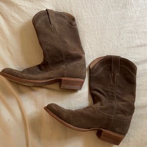 Tecovas Suede cowboy boots